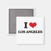 Ik hou van Los Angeles Magneet (Voorkant / Achterkant)