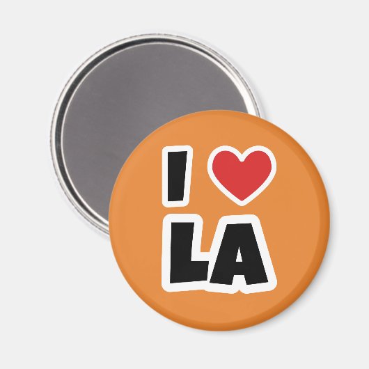Ik hou van Los Angeles Magneet (Voorkant / Achterkant)