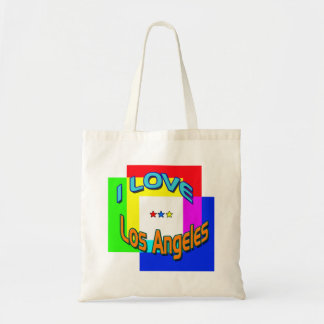 "Ik hou van Los Angeles met 1 inch tas