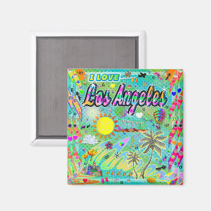 Ik hou van Los Angeles Nu Era Magnet