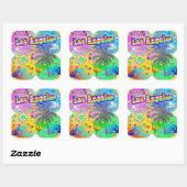 Ik hou van Los Angeles Quadro Seasons Sticker (Vel)
