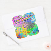 Ik hou van Los Angeles Quadro Seasons Sticker (Envelop)