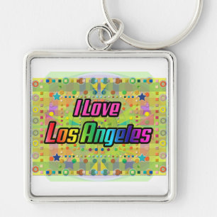 Ik hou van Los Angeles Smile Bright Sleutelhanger