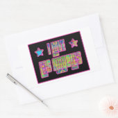 Ik hou van Los Angeles Smile Drama Sticker (Envelop)