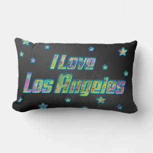Ik hou van Los Angeles Smile Stars Pillow Kussen