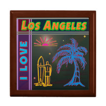 "Ik hou van Los Angeles" Sun Palm&Surfer Gift Box