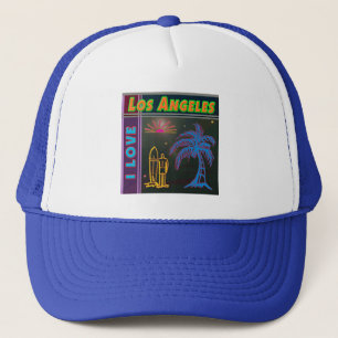 "Ik hou van Los Angeles" Sun, Palm Tree&Surfer Pet