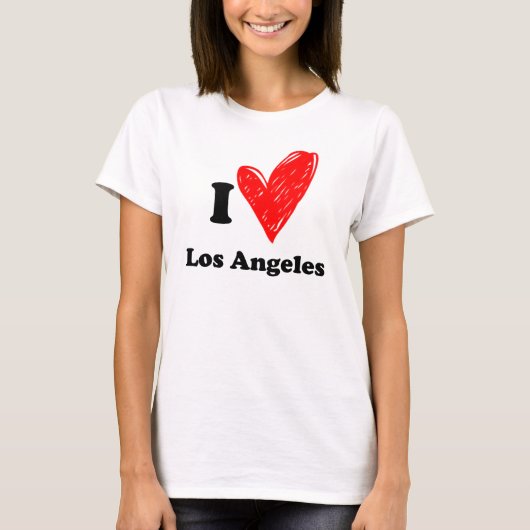 Ik hou van Los Angeles T-shirt (Voorkant)