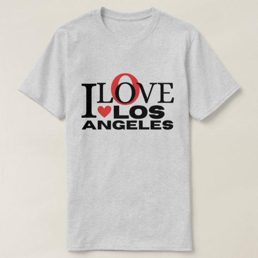 Ik hou van Los Angeles T-shirt (Design voorkant)