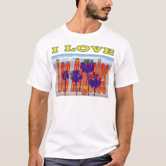 Ik hou van Los Angeles T-Shirt 2 (Voorkant)