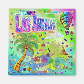 Ik hou van Los Angeles tijdloze melodie magneet