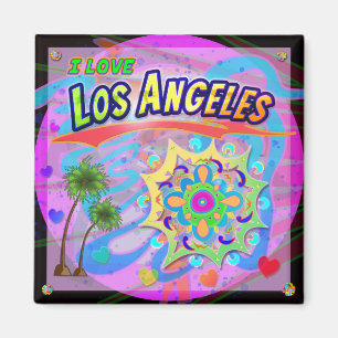 Ik hou van Los Angeles True Progress Magnet