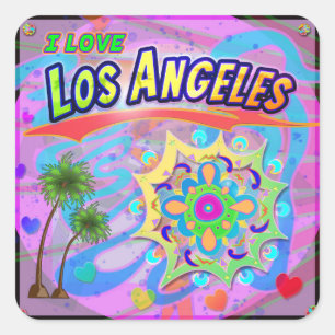 Ik hou van Los Angeles True Progress Sticker