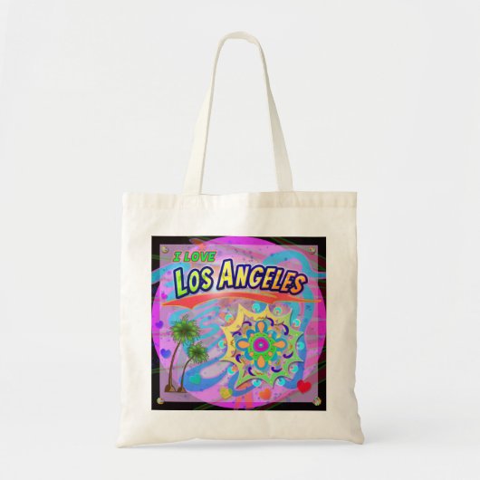 Ik hou van Los Angeles True Progress Totebag Tote Bag (Voorkant)