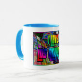 Ik hou van Los Angeles Twist Mok (Voorkant links)