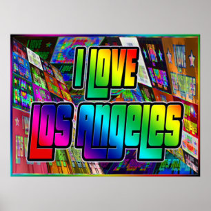 Ik hou van Los Angeles Twist Poster
