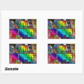 Ik hou van Los Angeles Twist Sticker (Vel)