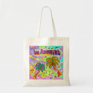 Ik hou van Los Angeles Vacation Target Canvas tas