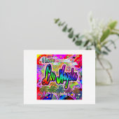 IK HOU VAN Los Angeles Vista Express Briefkaart (Staand Voorkant)