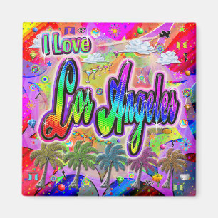 IK HOU VAN Los Angeles Vista Express Magnet