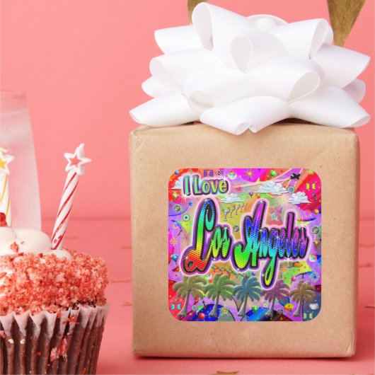 IK HOU VAN Los Angeles Vista Express Sticker (Feest)