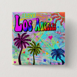 Ik hou van Los Angeles Vivid Romance Button