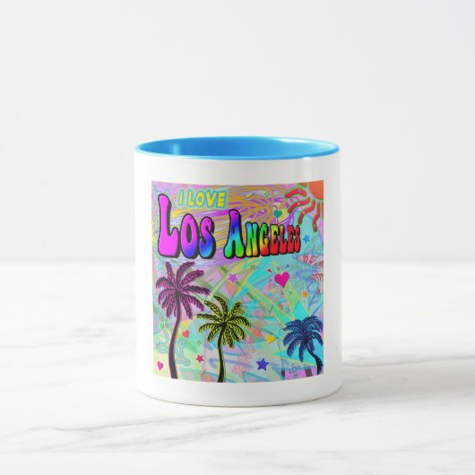 Ik hou van Los Angeles Vivid Romance Mok (Midden)