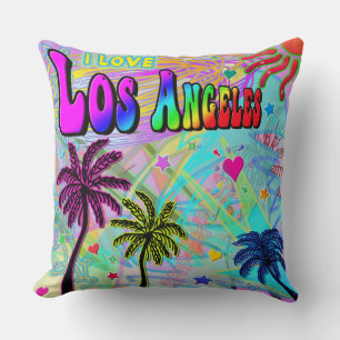 Ik hou van Los Angeles Vivid Romance Pillow Kussen