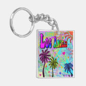 Ik hou van Los Angeles Vivid Romance Sleutelhanger (Voorkant Links)