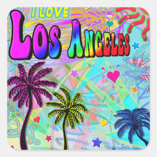 Ik hou van Los Angeles Vivid Romance Sticker
