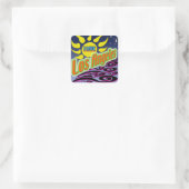 "Ik hou van Los Angles: Night Sunshine" Sticker (Tas)