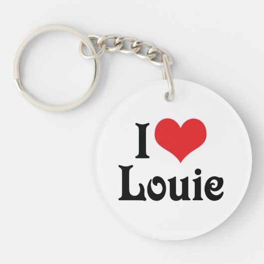 Ik hou van Louie Sleutelhanger (Voorkant)