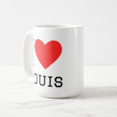 Ik hou van Louis Koffiemok (Voorkant links)