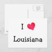 Ik hou van Louisiana Briefkaart (Voorkant / Achterkant)
