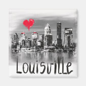 Ik hou van Louisville Magneet (Voorkant)