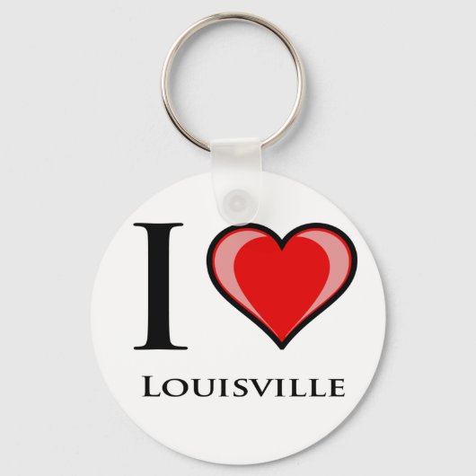 Ik hou van Louisville Sleutelhanger (Voorkant)