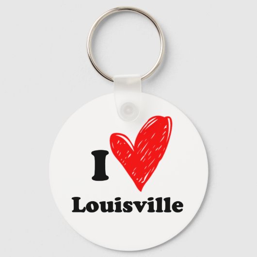 Ik hou van Louisville Sleutelhanger (Voorkant)
