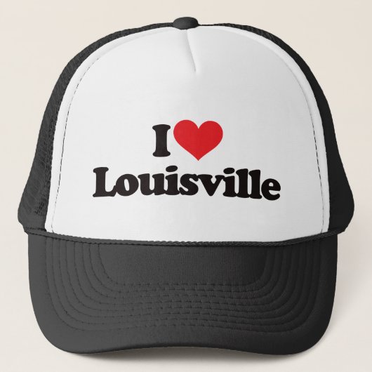 Ik hou van Louisville Trucker Pet (Voorkant)