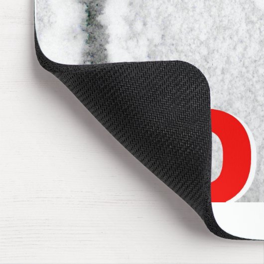 Ik hou van LOVE - Mousepad Muismat (Hoek)