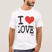 Ik hou van LOVE T-shirt (Voorkant)