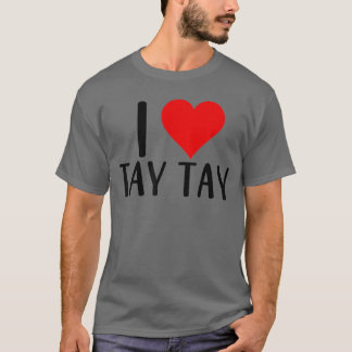 Ik hou van Loveayay muziek liefhebber retro grappi T-shirt
