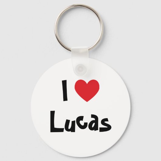 Ik hou van Lucas Sleutelhanger (Voorkant)