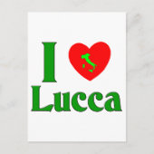Ik hou van Lucca Italië Briefkaart (Voorkant)