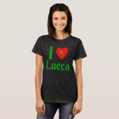 Ik hou van Lucca Italië T-shirt (Voorkant volledig)