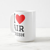 Ik hou van luchtverfrisser  koffiemok (Voorkant links)