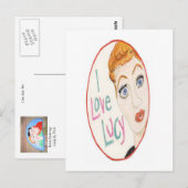 Ik hou van Lucy Briefkaart (Voorkant / Achterkant)