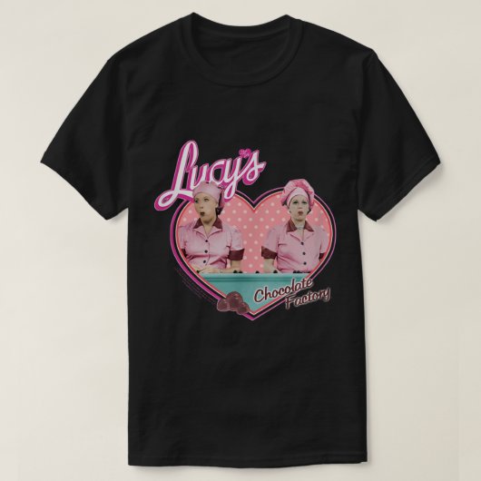 Ik hou van Lucy Chocolate Factory T-shirt (Design voorkant)