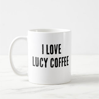 Ik hou van Lucy Coffee Mok
