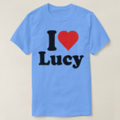 Ik hou van Lucy Lucille Love T-shirt (Design voorkant)