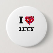 Ik hou van Lucy Ronde Button 7,6 Cm (Voorkant)